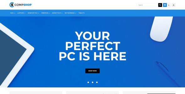 тема компьютерного магазина magento