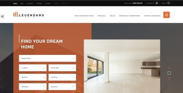 агентство недвижимости отзывчивый prestashop тема