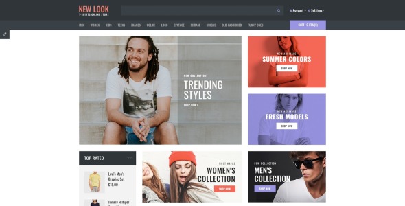 shirt shop отзывчивый шаблон opencart