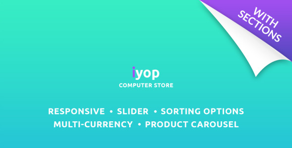 компьютерный магазин отзывчивая тема shopify