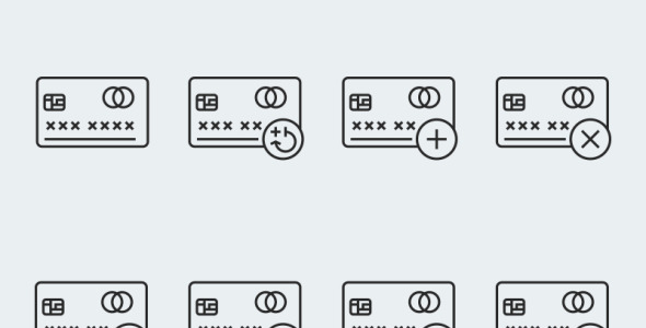 Набор иконок на тему графика