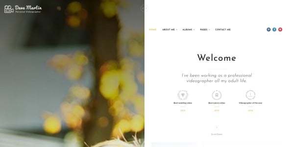 видеооператор отзывчивый html5 шаблон сайта