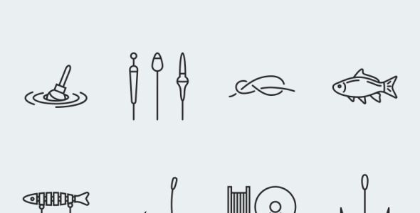 Набор иконок на тему графика