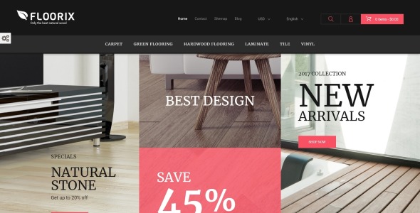 тема floorix prestashop