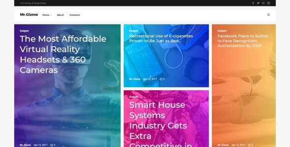 адаптивные технологии и гаджеты блог wordpress тема
