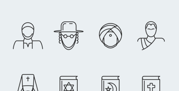 Набор иконок на тему графика