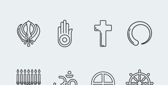 Набор иконок на тему графика