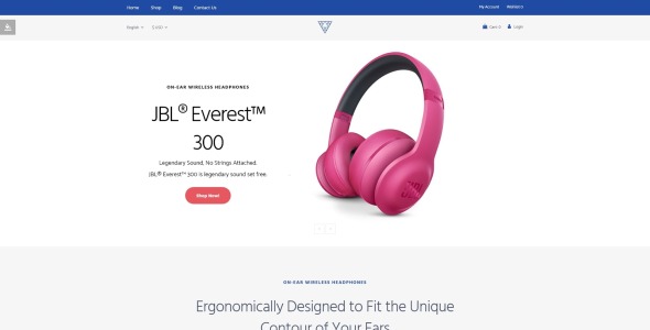 аудиомагазин с плагином 360 view шаблон opencart