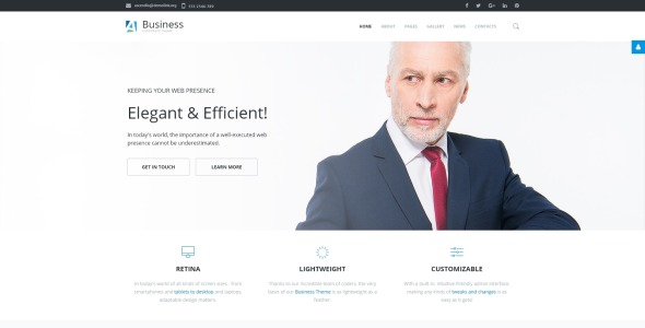 многостраничный шаблон joomla для бизнеса и услуг