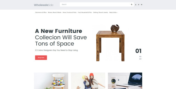 оптовый магазин отзывчивый шаблон opencart