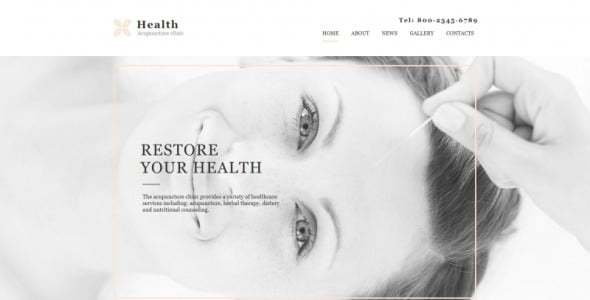 альтернативная медицина moto cms html шаблон