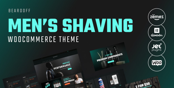 мужская бритвенная продукция отзывчивая тема woocommerce