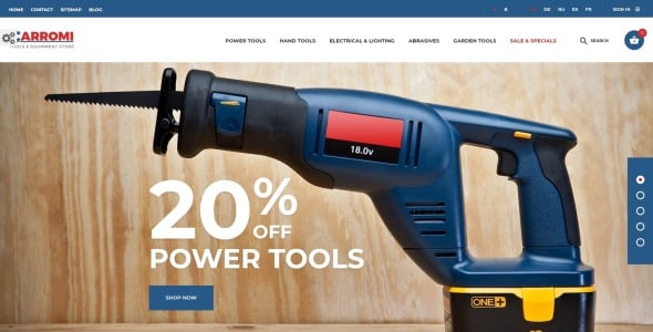 тема carromi prestashop