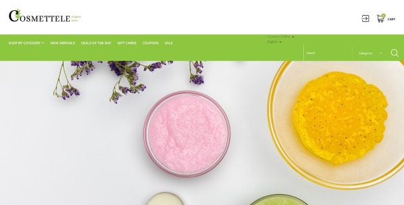 тема cosmettele prestashop