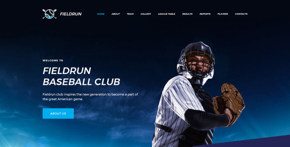 бейсбольный клуб премиум moto cms 3 шаблон