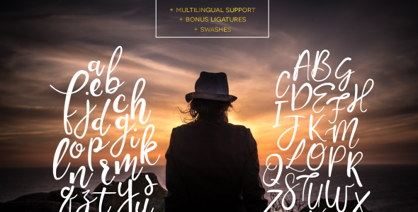 Шрифт на тему графика