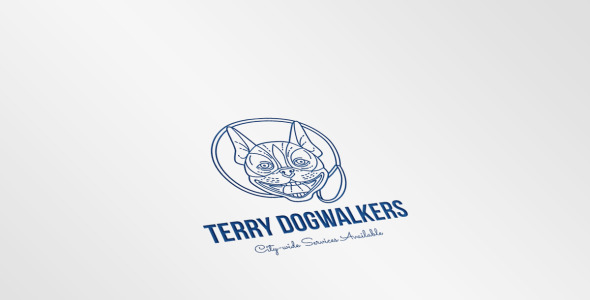 Шаблон логотипа на тему графика