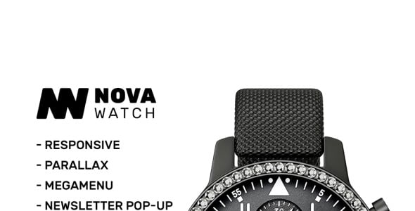 часы отзывчивый шаблон opencart