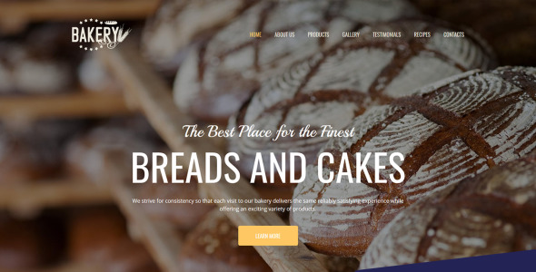 шаблон bakery premium moto cms 3