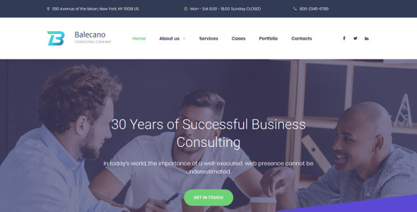 finance &amp; consulting premium moto cms 3 шаблон
