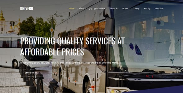 bus company premium moto cms 3 шаблон