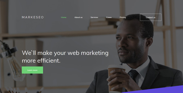 digital marketing agency premium moto cms 3 шаблон