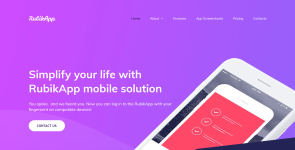 мобильное приложение премиум moto cms 3 шаблон