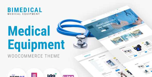 медицинское оборудование отзывчивая тема woocommerce