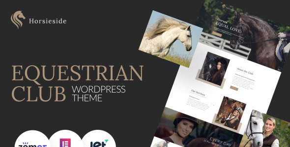 конный центр отзывчивая тема wordpress