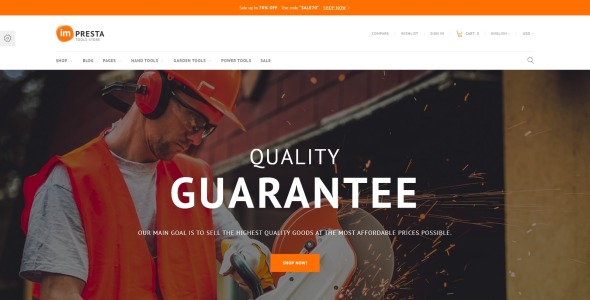 impresta tools prestashop тема