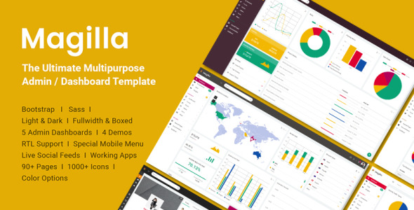 окончательный шаблон multipurposedashboard / admin