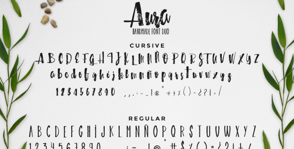 Шрифт на тему графика