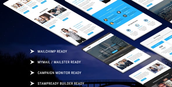 отзывчивый шаблон электронной почты шаблон информационного бюллетеня