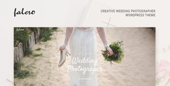 falero wedding photographer wordpress тема