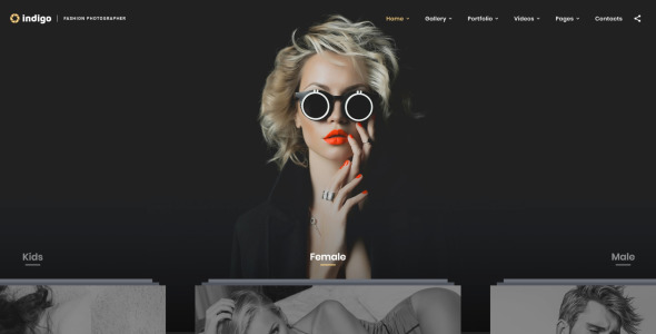 модный фотограф отзывчивый многостраничный шаблон сайта