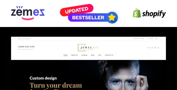 jewelry responsive online shop template shopify theme