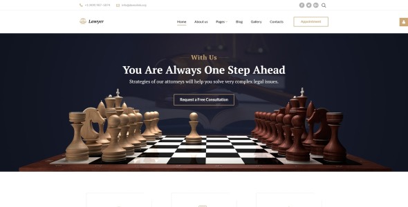 отзывчивый шаблон joomla для юридической фирмы