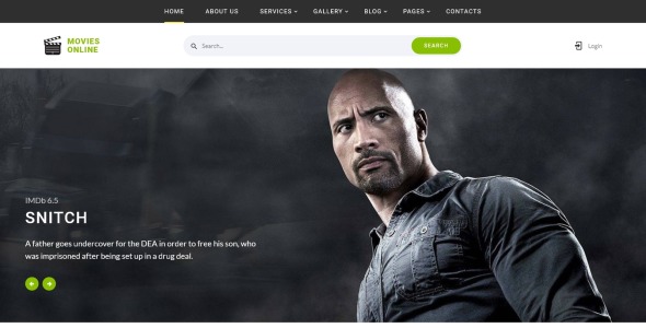 многостраничный html шаблон сайта