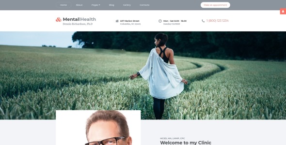 психолог отзывчивый шаблон joomla