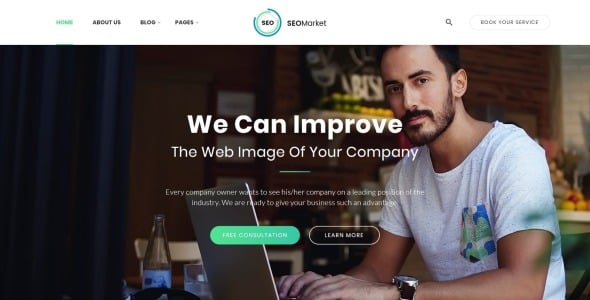 шаблон сайта seo & marketing agency