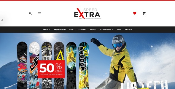 катание на коньках отзывчивый шаблон opencart