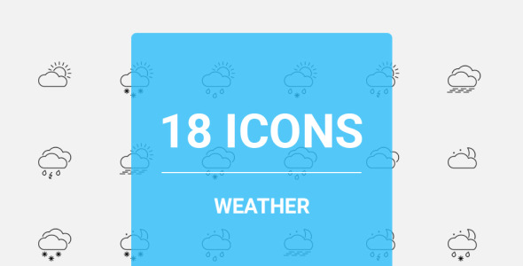 Набор иконок на тему графика