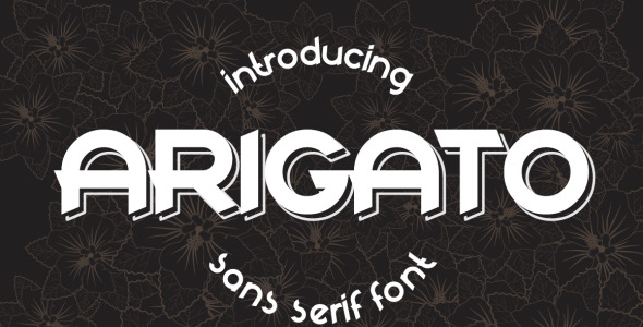 Шрифт на тему графика