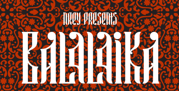 Шрифт на тему графика