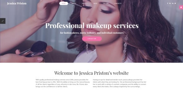 красота отзывчивый шаблон joomla