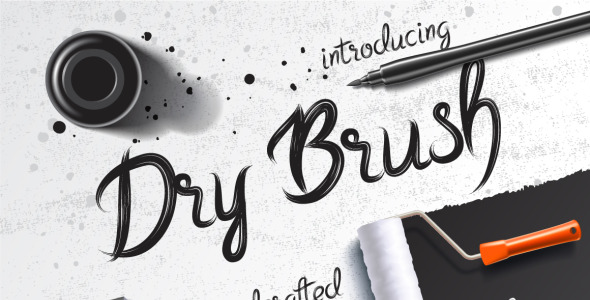 Шрифт на тему графика