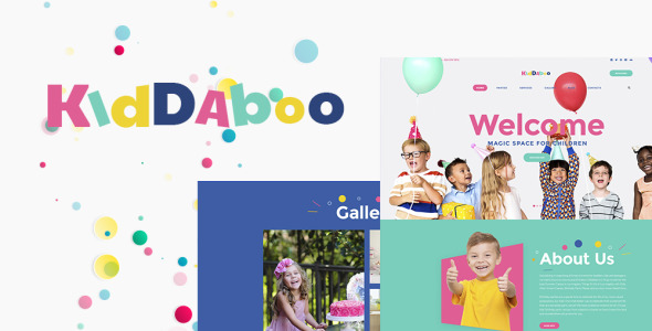kid parties services адаптивная тема wordpress