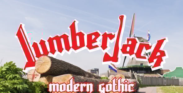 Шрифт на тему графика