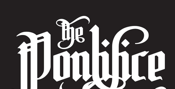 Шрифт на тему графика