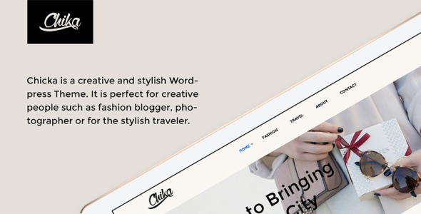 креативная тема блога wordpress тема wordpress